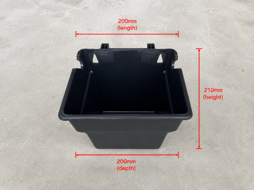 small wallgarden planter with dimensions
