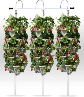 Hydroponic Tower Kit - 72 Plant Vertical Garden System