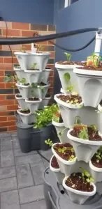 3 tower smart farm garden