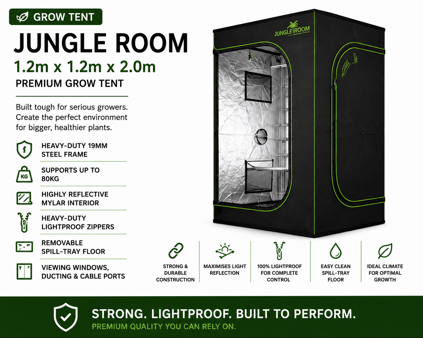 Jungle room indoor grow tent